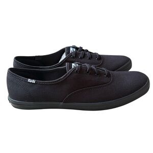 Keds Champion Black Canvas Sneakers NWT Size 11